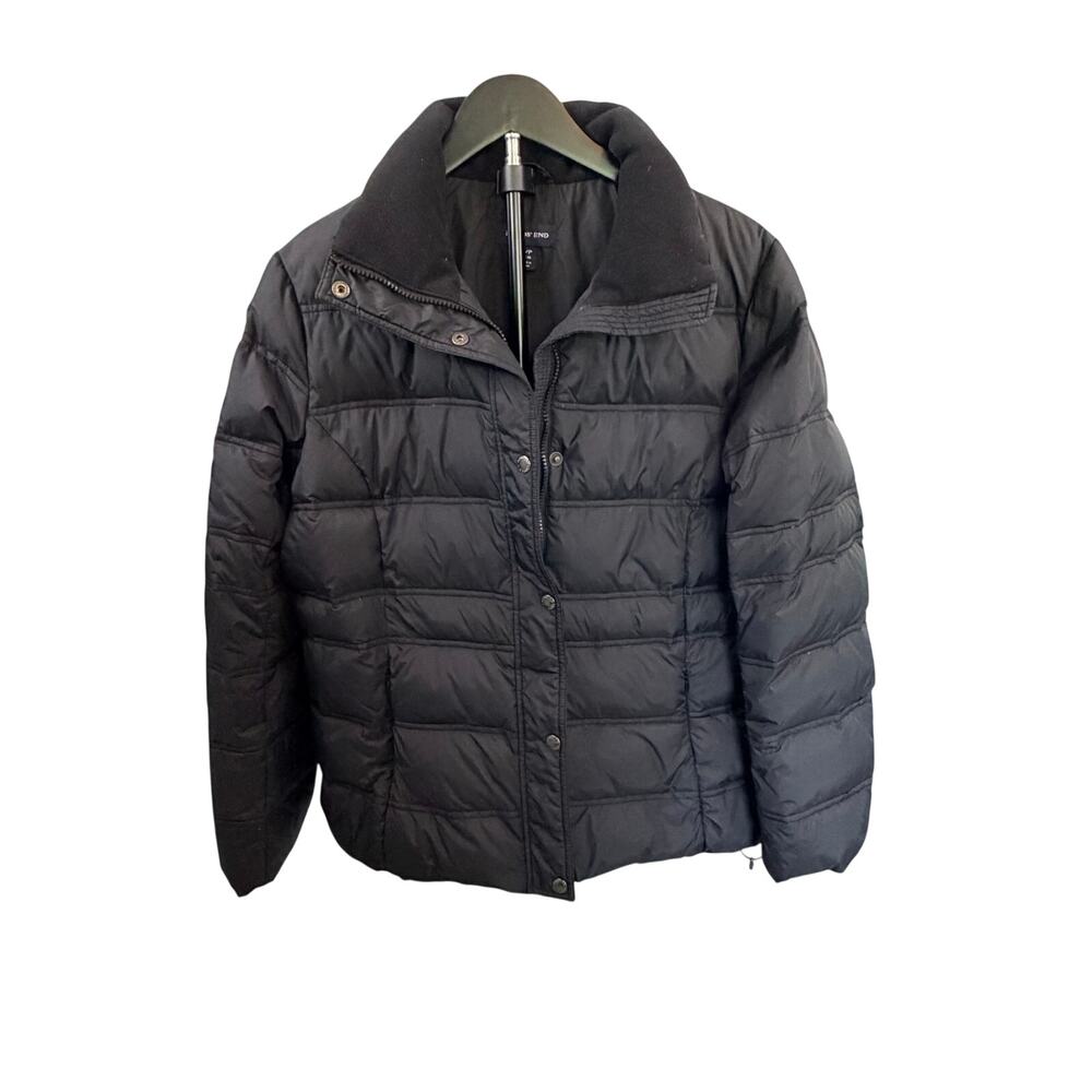 Cozy Lands' End Petite Puffer Jacket - Size P 12/14